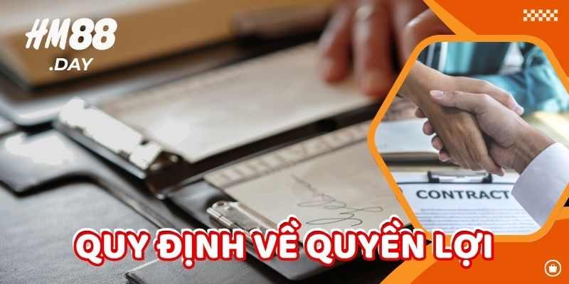 Quy định về quyền lợi điều khoản dịch vụ.